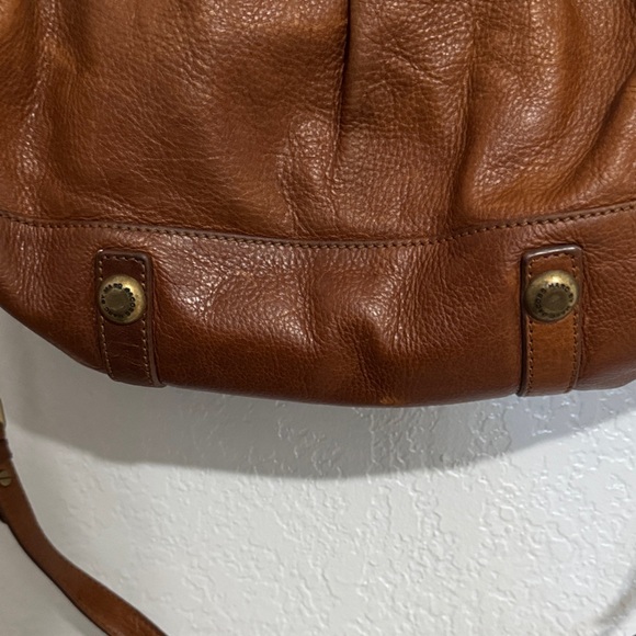Marc Jacobs Tan Leather Satchel with Gold Accents - Picture 7 of 11